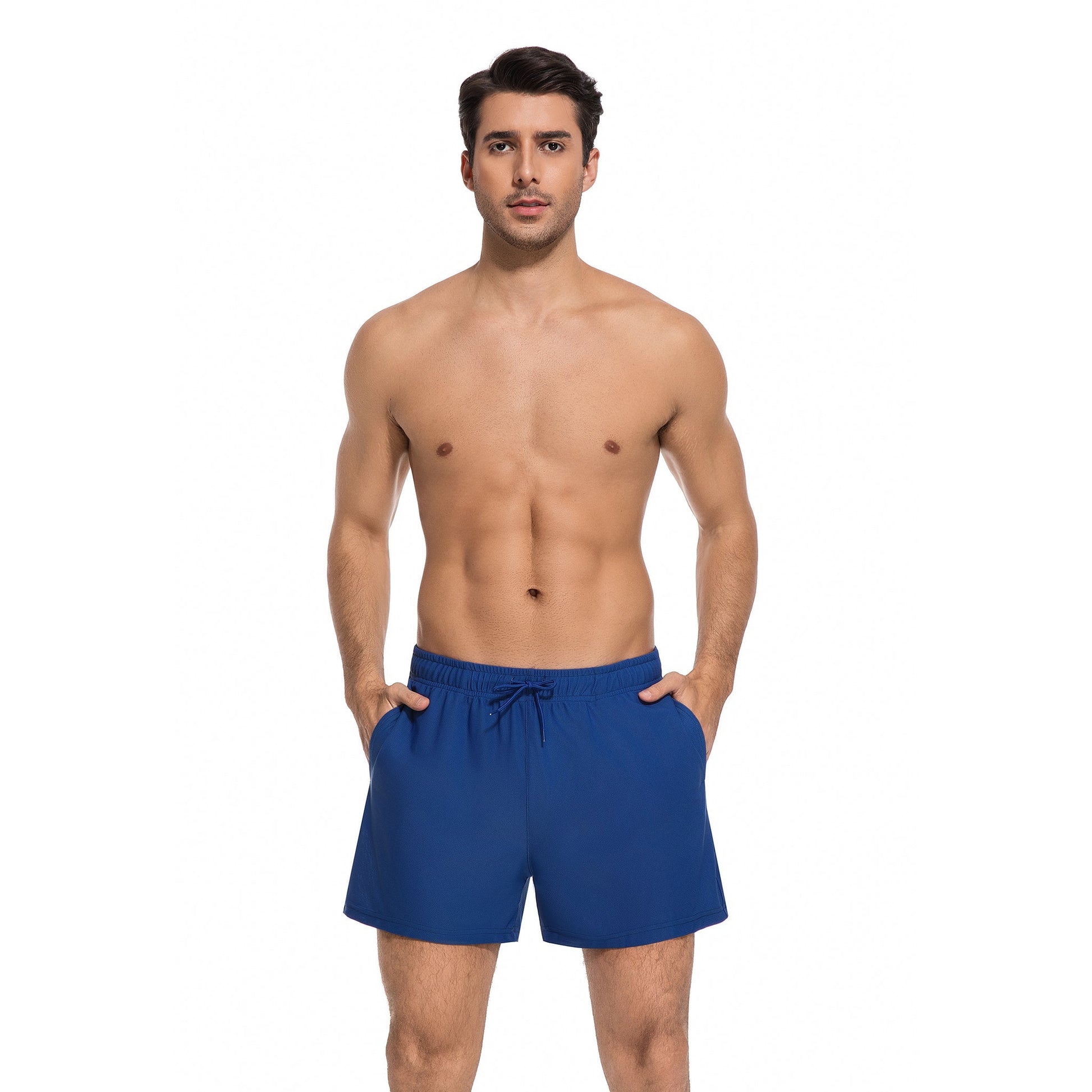 Men’s Tan Through Beach Shorts - Fast-Drying & UV-Permeable Lightweight Swimwear - SunKissed