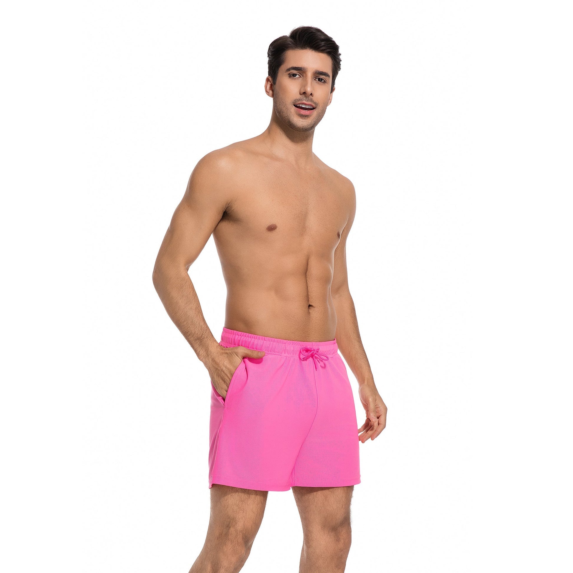 Men’s Tan Through Beach Shorts - Fast-Drying & UV-Permeable Lightweight Swimwear - SunKissed