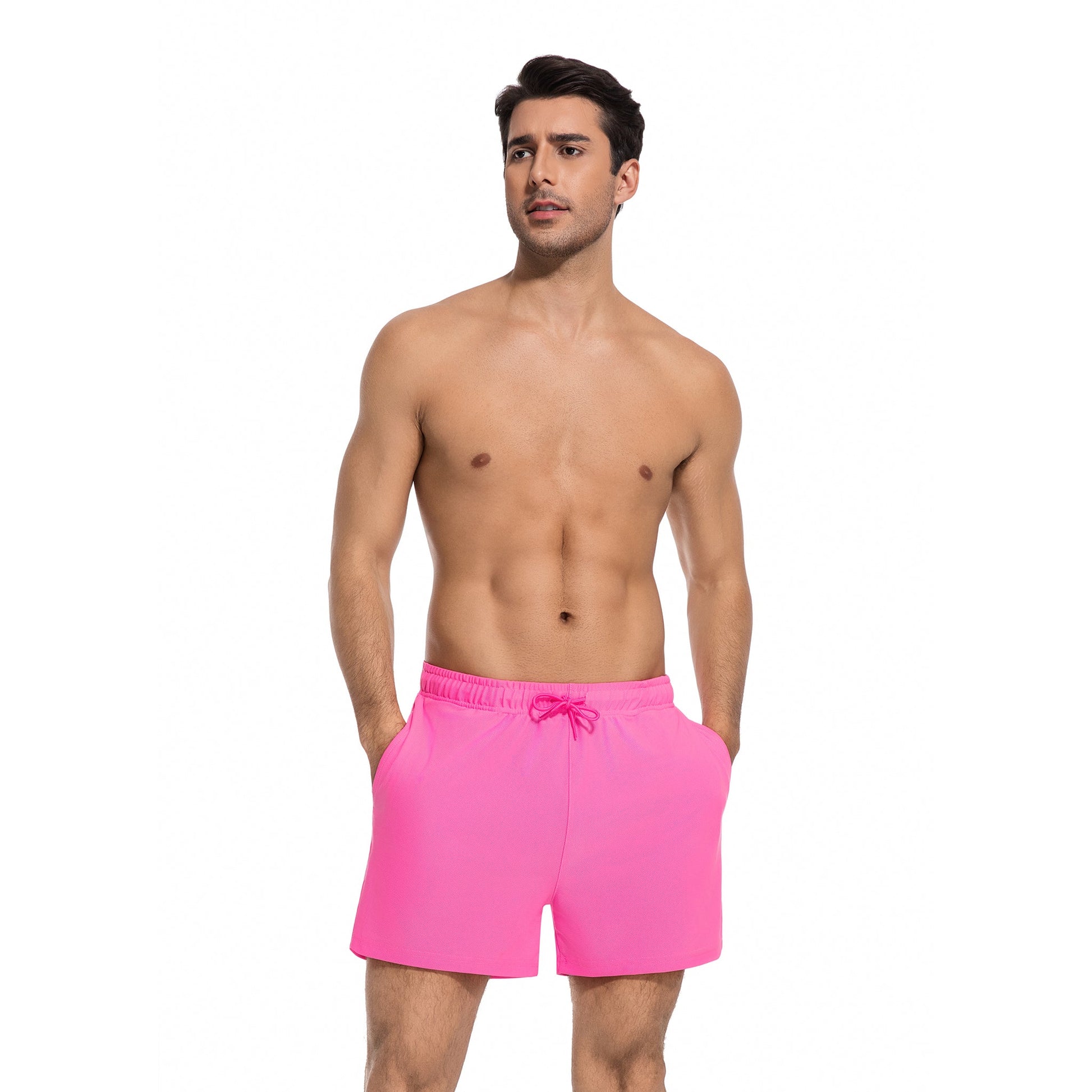 Men’s Tan Through Beach Shorts - Fast-Drying & UV-Permeable Lightweight Swimwear - SunKissed