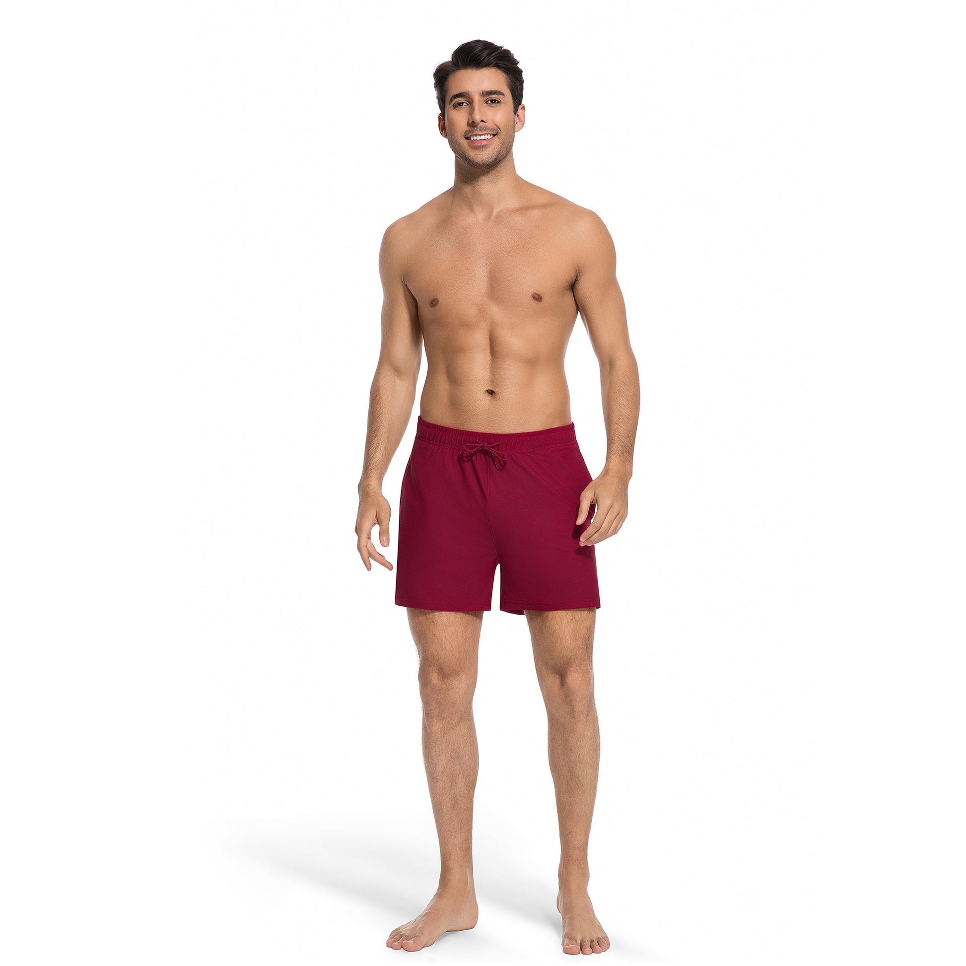 Men’s Tan Through Beach Shorts - Fast-Drying & UV-Permeable Lightweight Swimwear - SunKissed