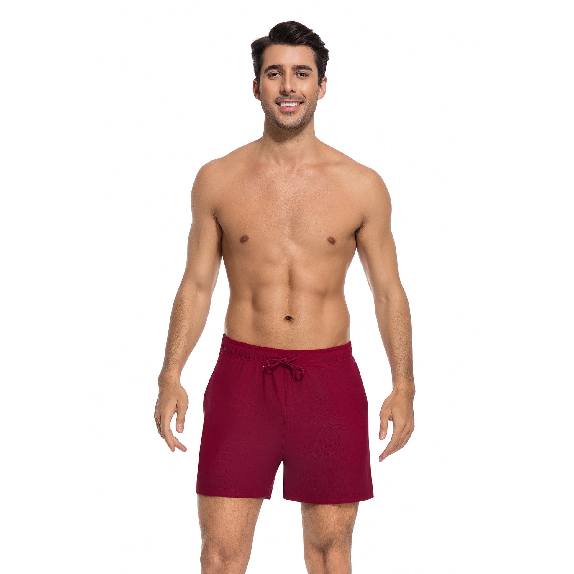 Men’s Tan Through Beach Shorts - Fast-Drying & UV-Permeable Lightweight Swimwear - SunKissed