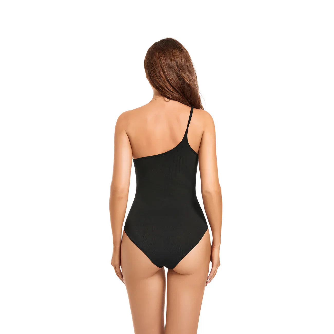 Black Tan Through Tube One-Piece Swimsuit For Women - SunKissed